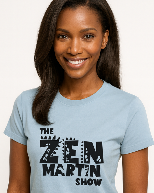 The Zen-Martin Show Original T-Shirt - Baby Blue